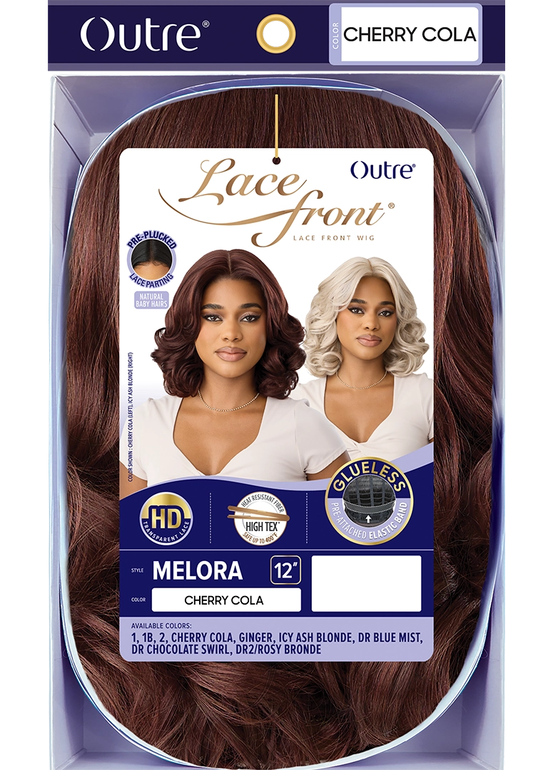 Outre Synthetic Glueless HD Transparent Lace Front Wig Melora QLMLR - Elevate Styles
