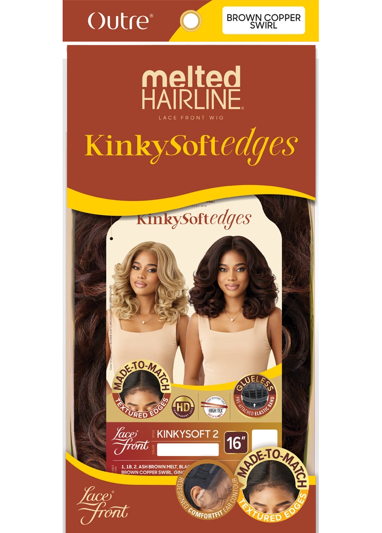 Outre HD Melted Hairline Kinky Soft Edges Lace Front Wig Kinky Soft 2 QLMHKSE2 - Elevate Styles