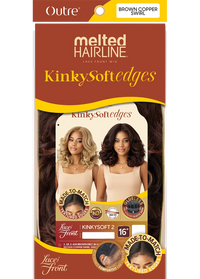 Thumbnail for Outre HD Melted Hairline Kinky Soft Edges Lace Front Wig Kinky Soft 2 QLMHKSE2 - Elevate Styles