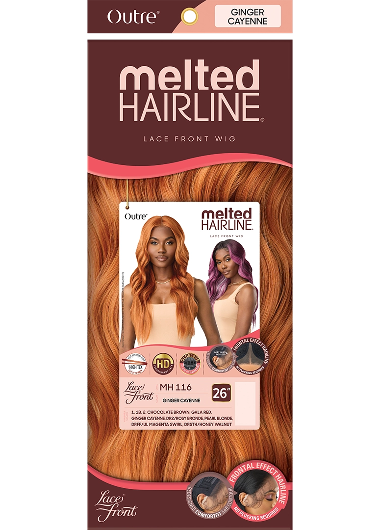 Outre Synthetic Melted Hairline HD Lace Front Wig MH116 QLMHMH116 - Elevate Styles