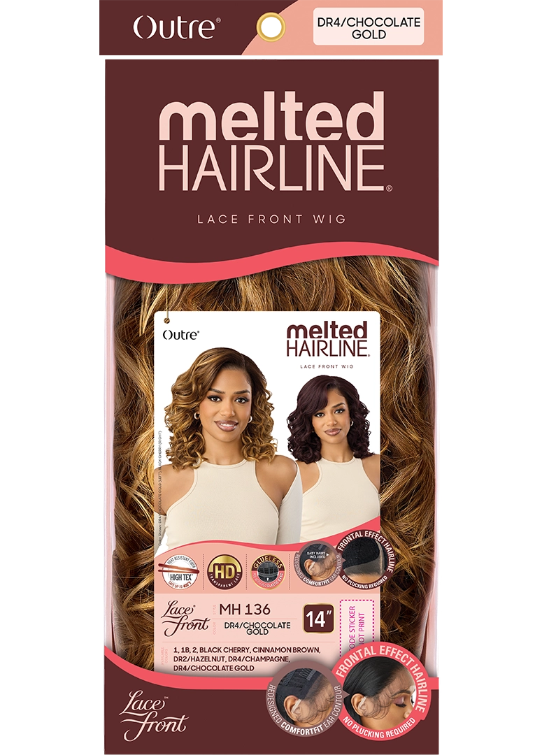Outre Synthetic Melted Hairline HD Lace Front Wig MH136 QLMHMH136 - Elevate Styles
