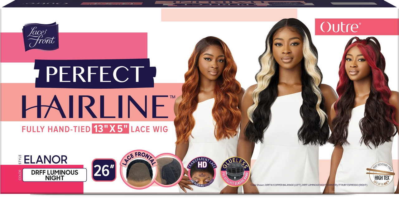 Outre Perfect Hairline 13"x 4"  HD Transparent Lace Front Wig - ELANOR - Elevate Styles