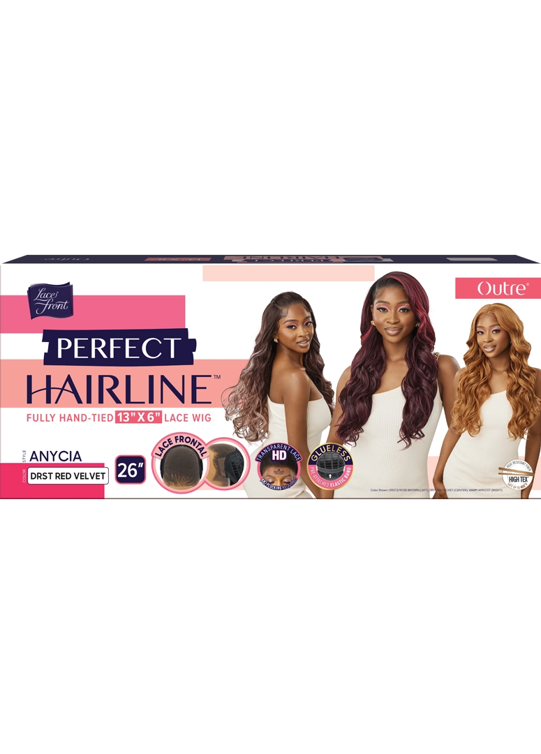 Outre Perfect Hairline 360 Frontal Lace 13"x 6" HD Transparent Lace Front Wig Anycia QLPHLANY - Elevate Styles