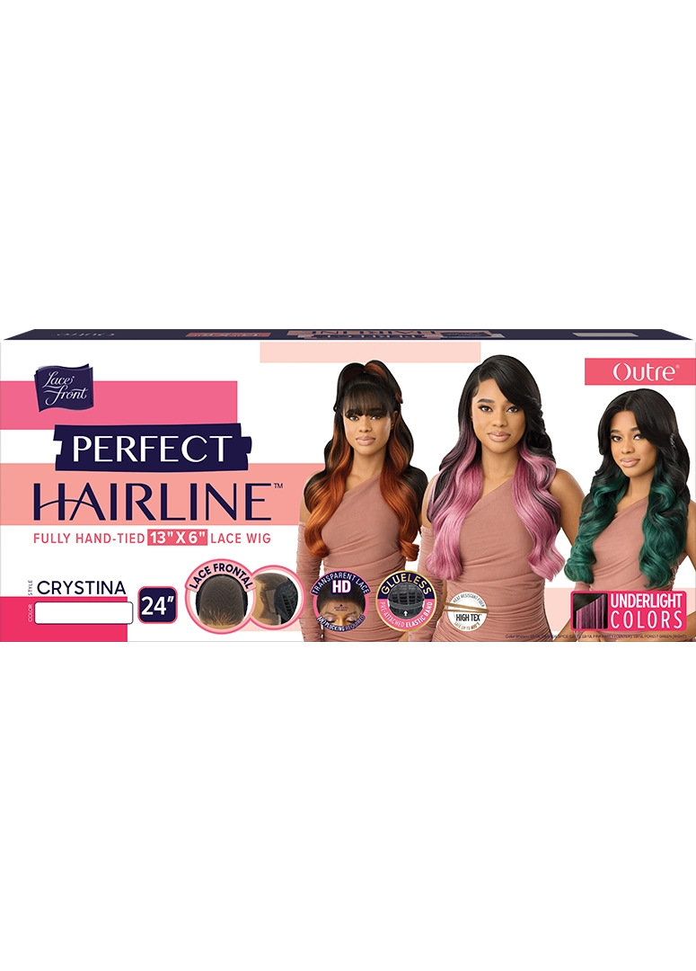 Outre Perfect Hairline 360 Frontal Lace 13"x 6" HD Transparent Lace Front Wig Crystina QLPHLCRY - Elevate Styles