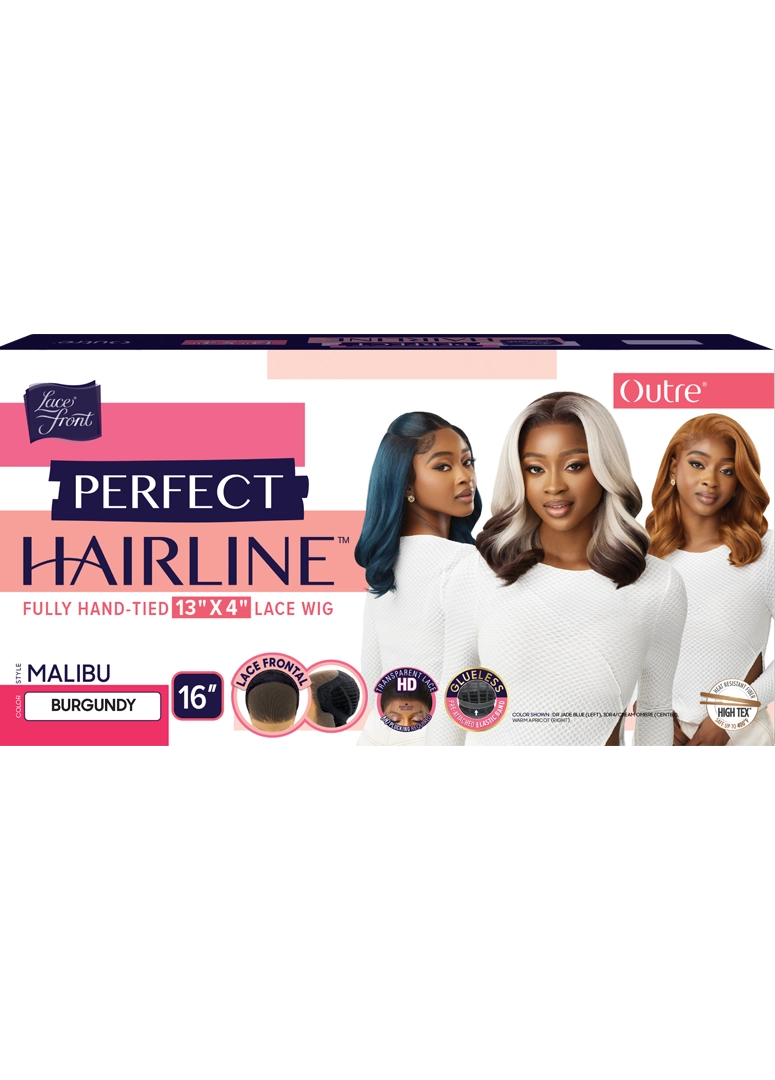 Outre Perfect Hairline 360 Frontal Lace 13"x 6" HD Transparent Lace Front Wig Malibu QLPHLMAL - Elevate Styles