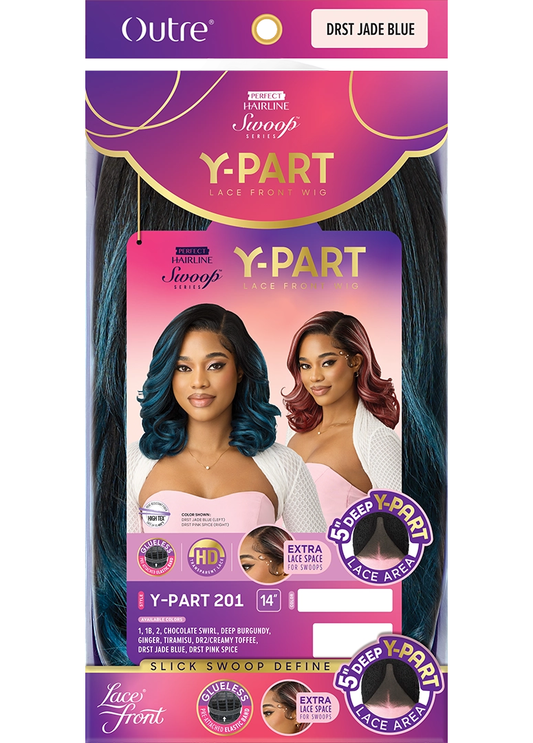 Outre Perfect Hairline Swoop Series Y-Part Frontal Lace Front Wig Y-Part 201 QLPHLSSYP201 - Elevate Styles