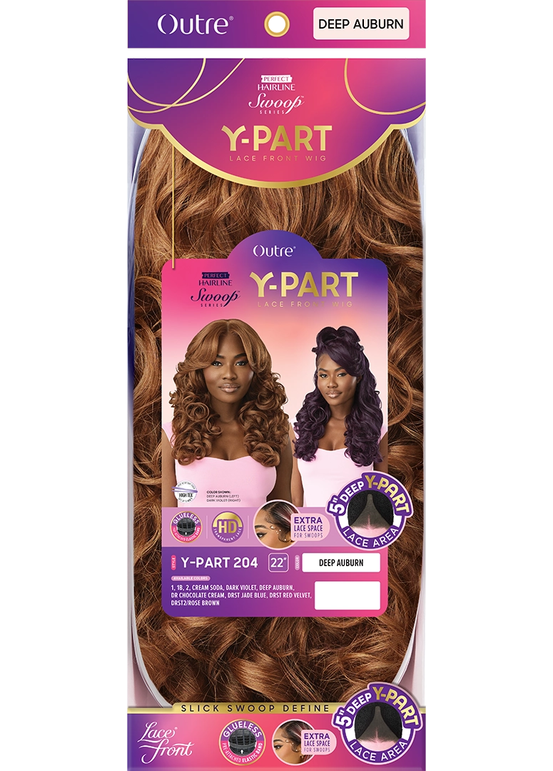 Outre Perfect Hairline Swoop Series Y-Part Frontal Lace Front Wig Y-Part 204 QLPHLSSYP204 - Elevate Styles