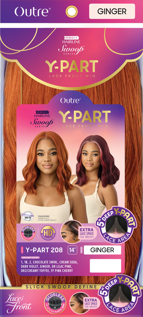 Outre Perfect Hairline Swoop Series Y-Part Frontal Lace Front Wig Y-Part 208 QLPHLSSYP208 - Elevate Styles