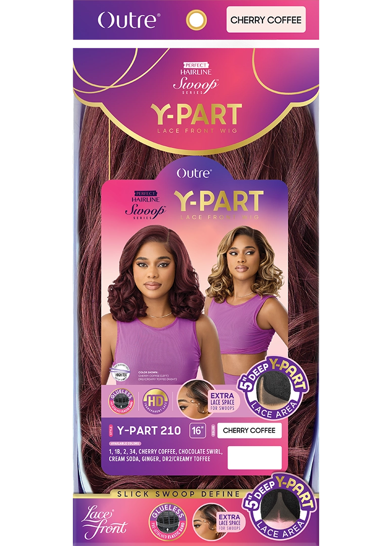 Outre Perfect Hairline Swoop Series Y-Part Frontal Lace Front Wig Y-Part 210 QLPHLSSYP210 - Elevate Styles