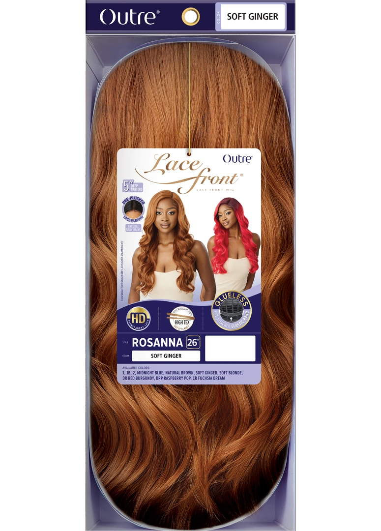 Outre HD Transparent Glueless Lace Pre-Plucked 5" Deep Part Lace Front Wig Rosanna - Elevate Styles