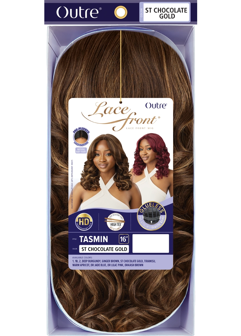 Outre Synthetic Glueless HD Transparent Lace Front Wig Tasmin QLTSM - Elevate Styles