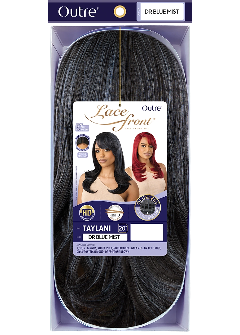 Outre Synthetic Glueless HD Transparent Lace Front Wig Taylani QLTLN - Elevate Styles
