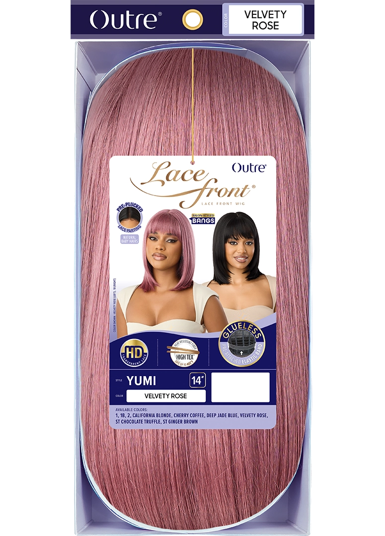 Outre Synthetic Glueless HD Transparent Lace Front Wig Yumi QLYUM - Elevate Styles