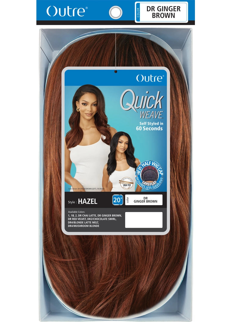 Outre QuickWeave Half Wig Hazel - Elevate Styles