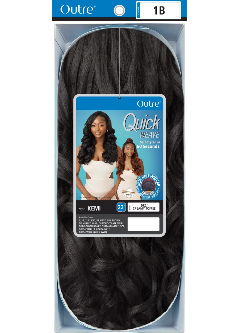 Outre Quick Weave Half Wig Kemi QSKEM - Elevate Styles