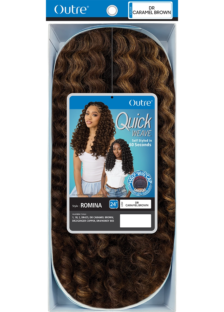 Outre Quick Weave Synthetic Half Wig Romina QSRMN - Elevate Styles