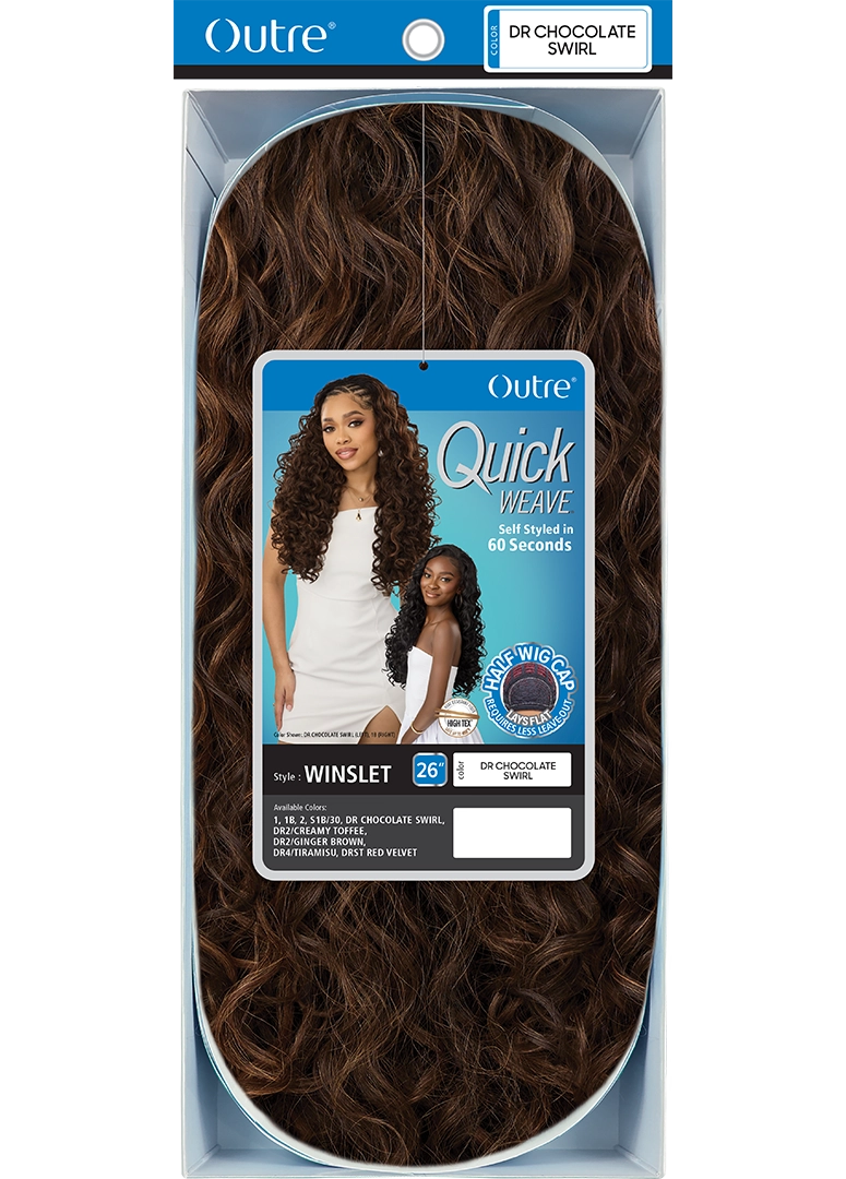 Outre Quick Weave Synthetic Half Wig Winslet QSWSL - Elevate Styles