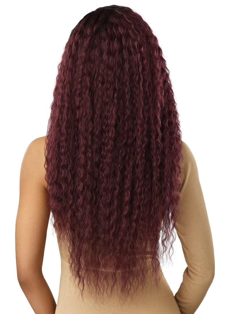 Outre Purple Pack Brazilian Boutique Natural French 18" 20" 22" + 4" Lace Parting Piece - Elevate Styles