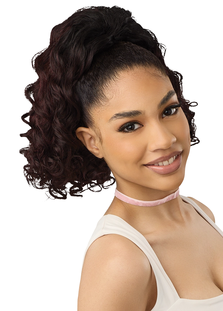 Outre Premium Synthetic Pretty Quick Ponytail Kaviana PQDPKAV - Elevate Styles