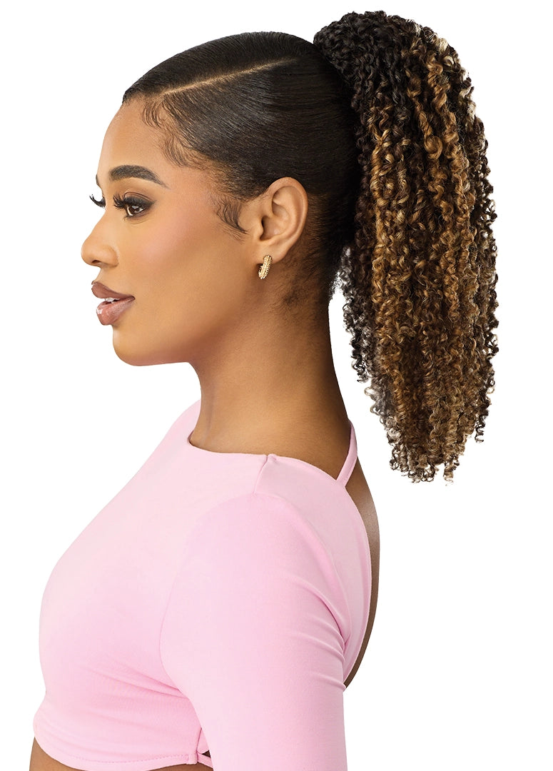 Outre Premium Synthetic Pretty Quick Ponytail Yanki Curl 14" PQDPYC14 - Elevate Styles