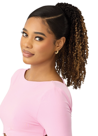 Thumbnail for Outre Premium Synthetic Pretty Quick Ponytail Yanki Curl 14