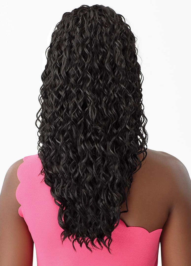 Outre Premium Synthetic Wet N Wavy Pretty Quick Pony Deep Wave 20" PQPWDW20 - Elevate Styles