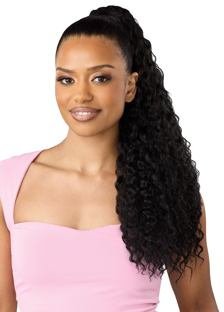 Outre Premium Synthetic Pretty Quick Ponytail Waven PQDPWAV - Elevate Styles