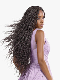 Thumbnail for Sensationnel Premium Too Feather Crochet Water Wave 14 Inch Human Hair Blend Braiding Hair - Elevate Styles