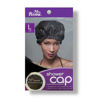 Thumbnail for Ms. Remi Shower Cap Large Size 3534 Waterproof Vinyl Hair Cap Black - Elevate Styles