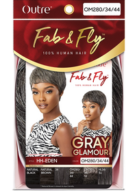 Thumbnail for Outre Fab&Fly™ 100% Unprocessed Human Hair Full Cap Wig HH - Eden QHFGEDE - Elevate Styles