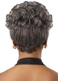 Thumbnail for Outre Fab&Fly™ Gray Glamour 100% Unprocessed Human Hair Wig HH-Joan - Elevate Styles