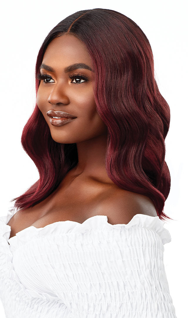 Outre Synthetic Pre-Plucked HD Transparent Lace Front Wig Every 8 - Elevate Styles