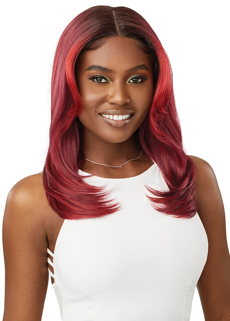 Outre Synthetic Pre-Plucked HD Transparent Lace Front Wig Every 45 QLEWE45 - Elevate Styles