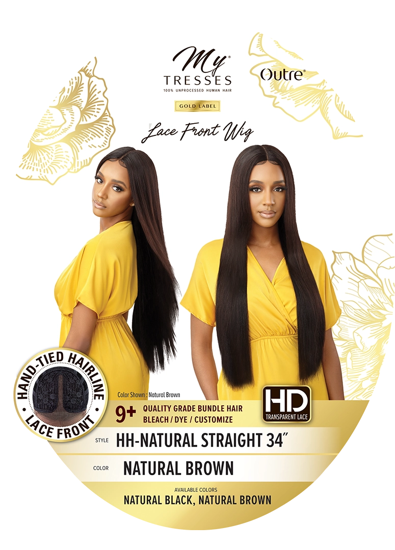 Outre MyTresses Gold Label Lace Front Wig HH Natural Straight 34" - Elevate Styles