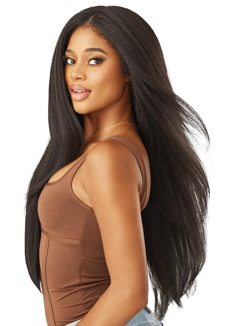 Outre HD Melted Hairline Kinky Soft Edges Lace Front Wig Kinky Soft 1 QLMHKSE1 - Elevate Styles