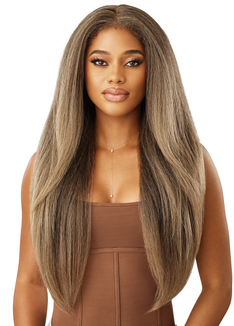 Outre HD Melted Hairline Kinky Soft Edges Lace Front Wig Kinky Soft 1 QLMHKSE1 - Elevate Styles