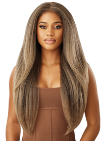 Thumbnail for Outre HD Melted Hairline Kinky Soft Edges Lace Front Wig Kinky Soft 1 QLMHKSE1 - Elevate Styles