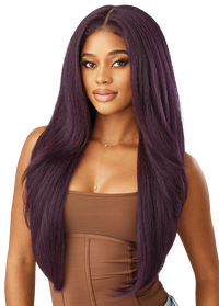 Thumbnail for Outre HD Melted Hairline Kinky Soft Edges Lace Front Wig Kinky Soft 1 QLMHKSE1 - Elevate Styles