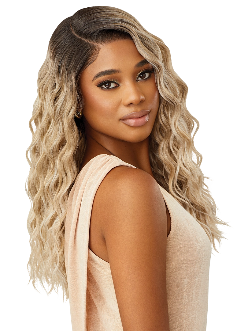 Outre Synthetic Melted Hairline HD Lace Front Wig Caress QLMHCAR - Elevate Styles