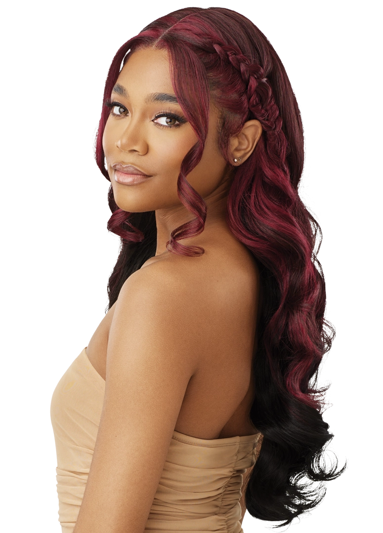 Outre Synthetic Melted Hairline HD Lace Front Wig Ivara QLMHIVA - Elevate Styles