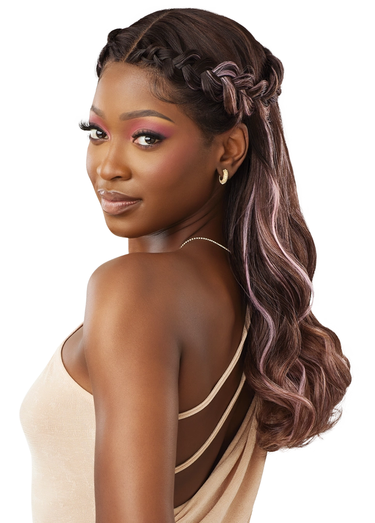 Outre Synthetic Melted Hairline HD Lace Front Wig Madelyn QLMHMDL - Elevate Styles