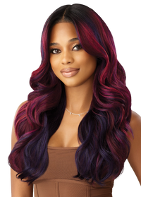 Thumbnail for Outre Synthetic Melted Hairline HD Lace Front Wig Alvina QLMHALV - Elevate Styles