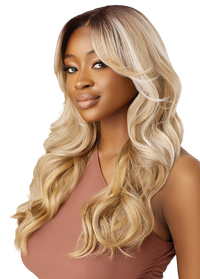 Thumbnail for Outre Synthetic Melted Hairline HD Lace Front Wig Alvina QLMHALV - Elevate Styles