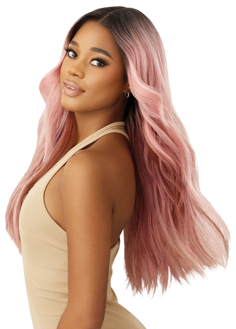 Outre Synthetic Melted Hairline HD Lace Front Wig Caroline QLMHCRL - Elevate Styles