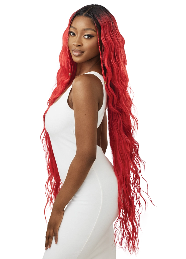Outre Synthetic Melted Hairline HD Lace Front Wig Lorenza QLMHLOR - Elevate Styles