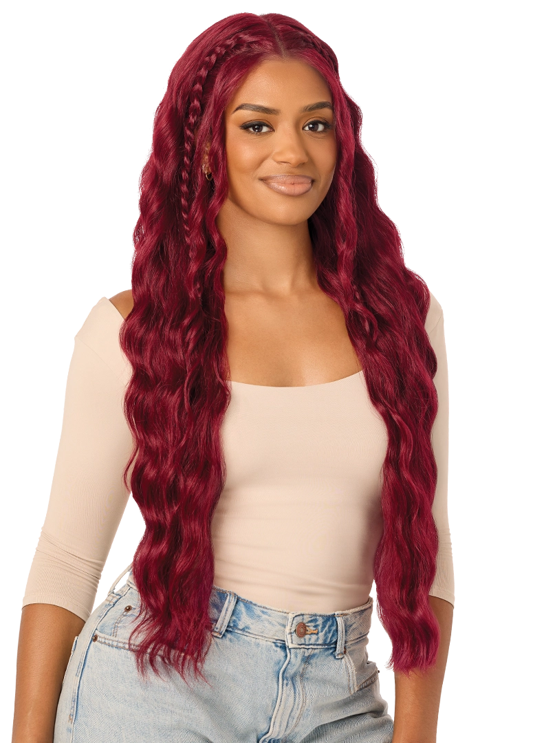 Outre Synthetic Melted Hairline HD Lace Front Wig MH124 QLMHMH124 - Elevate Styles