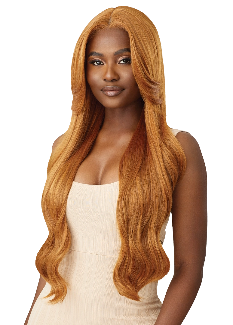 Outre Synthetic Melted Hairline HD Lace Front Wig Madina QLMHMAD - Elevate Styles