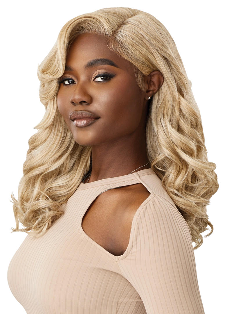 Outre Synthetic Melted Hairline HD Lace Front Wig Shelby QLMHSHE - Elevate Styles