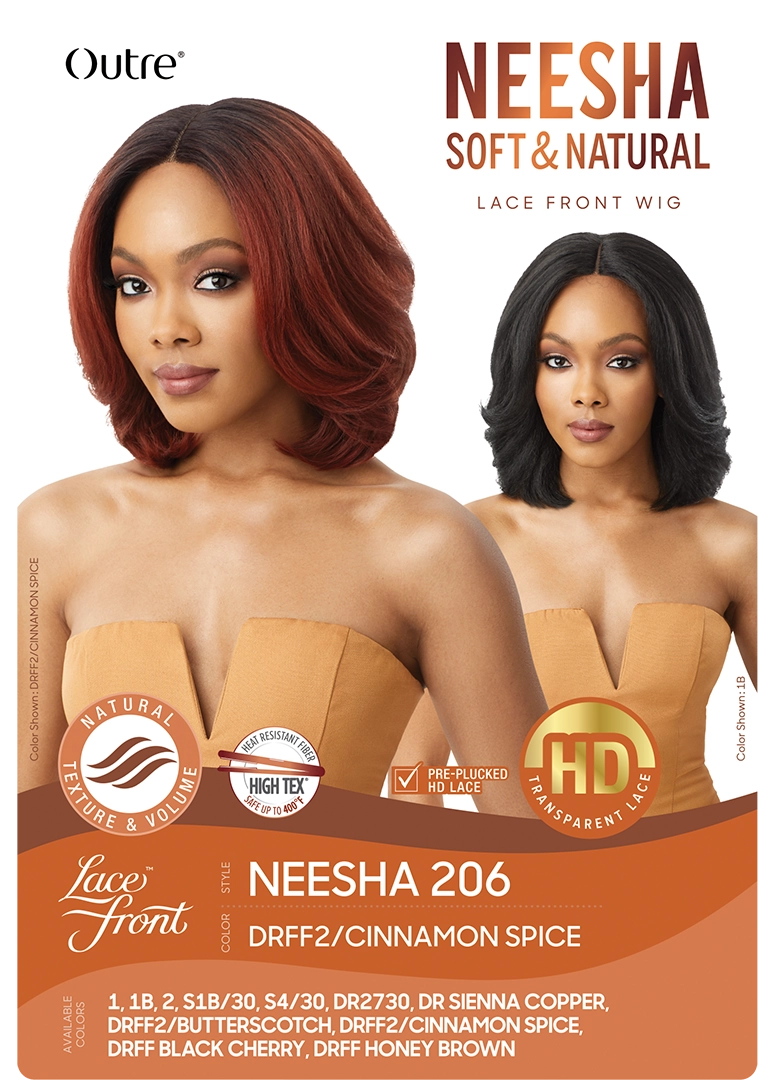 Outre Premium Soft & Natural HD Lace Front Wig Neesha 206 - Elevate Styles