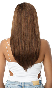 Thumbnail for Outre HD Pre-Plucked Lace Front Wig Natural Yaki 22 - Elevate Styles